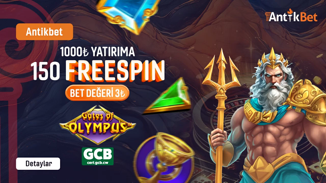 Antikbet 1000 TL Yatırıma 150 Freespin