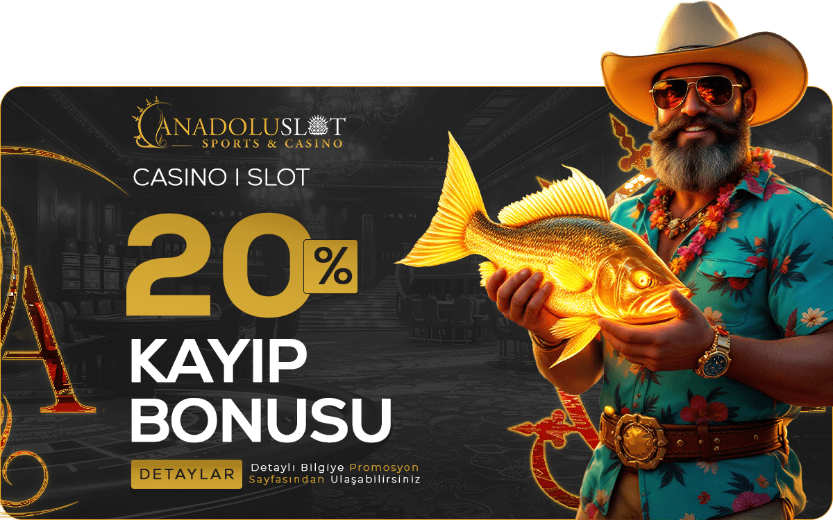 Anadolu Slot Discount | %20 Casino Ve Slot Kayıp Bonusu