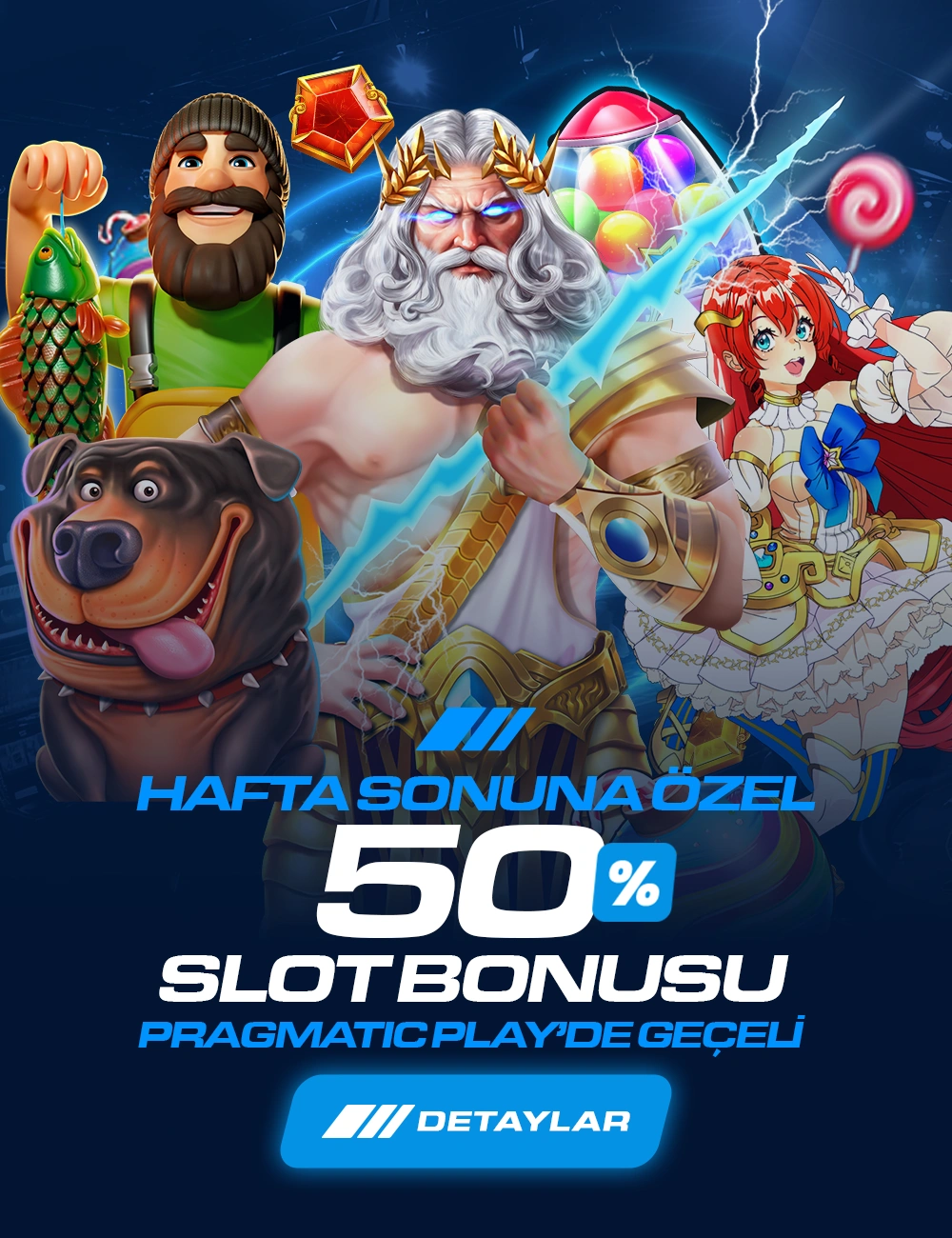 AMG Bahis Hafta Sonuna Özel %50 Slot Bonusu