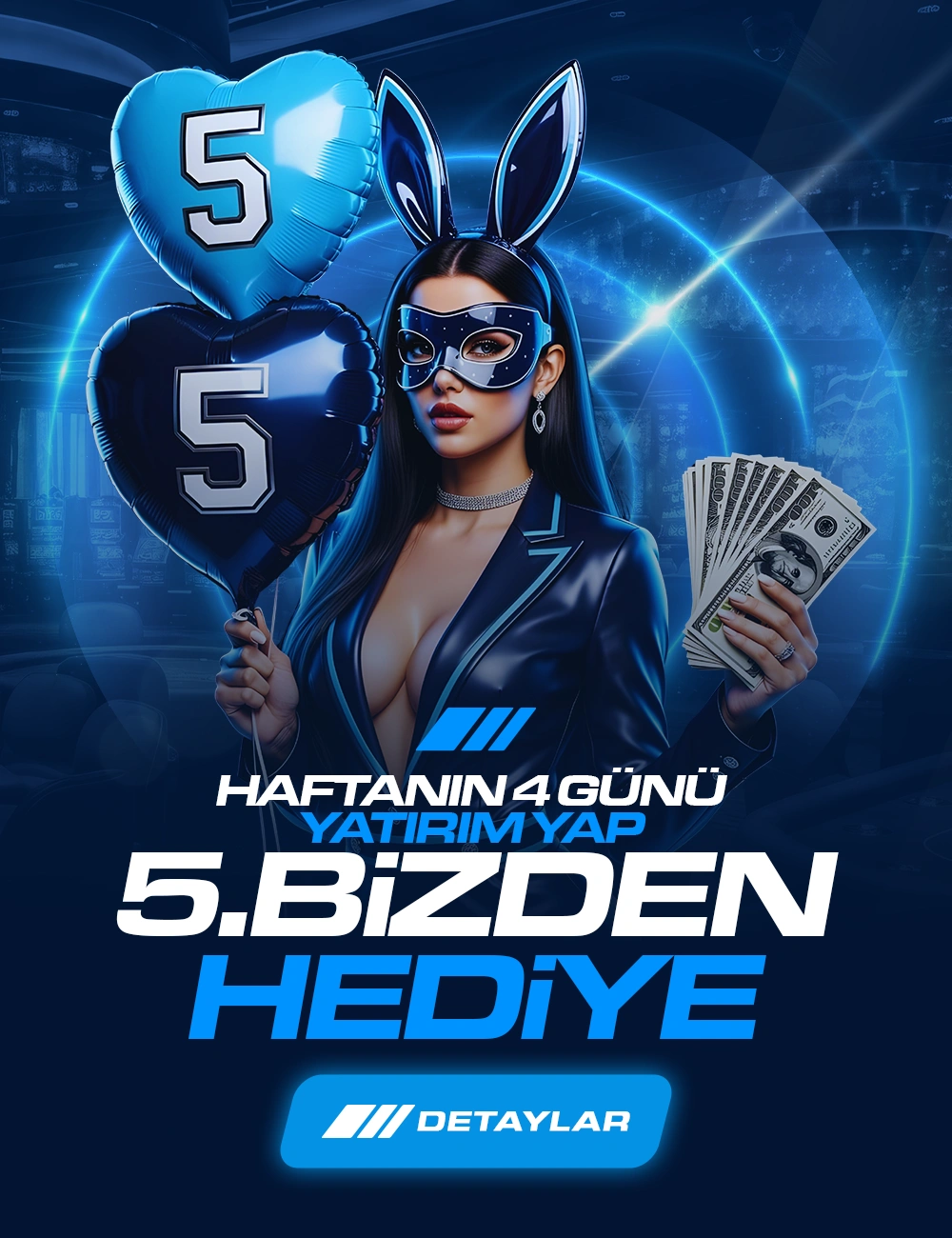 AMG Bahis 4 Gün Yatırım Yap, 5.’Si Bizden Hediye !