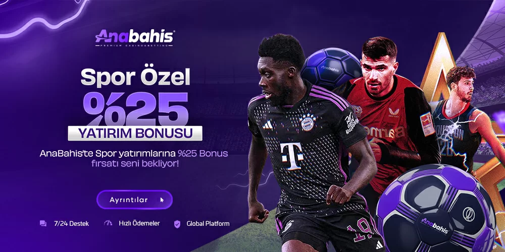 Anabahis %25 Yatırım Bonusu