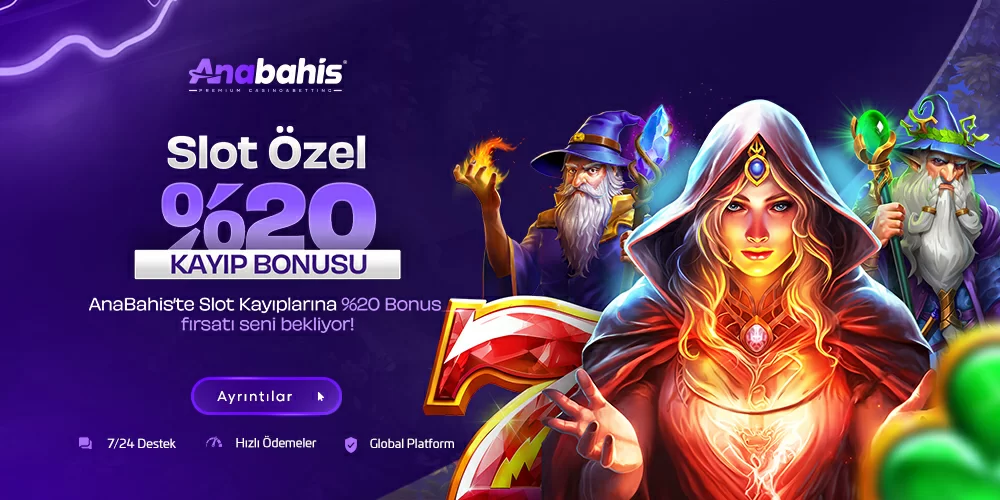 Anabahis %20 Slot Kayıp Bonusu
