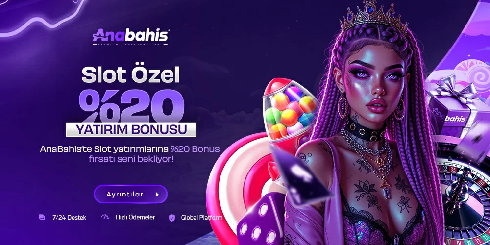 Anabahis %20 Slot Yatırım Bonusu