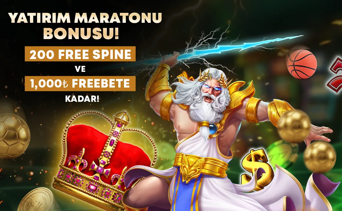 5Stakes Yatırım Maratonu Bonusu! 200 Free Spine Ve 1,000₺ Freebete Kadar!