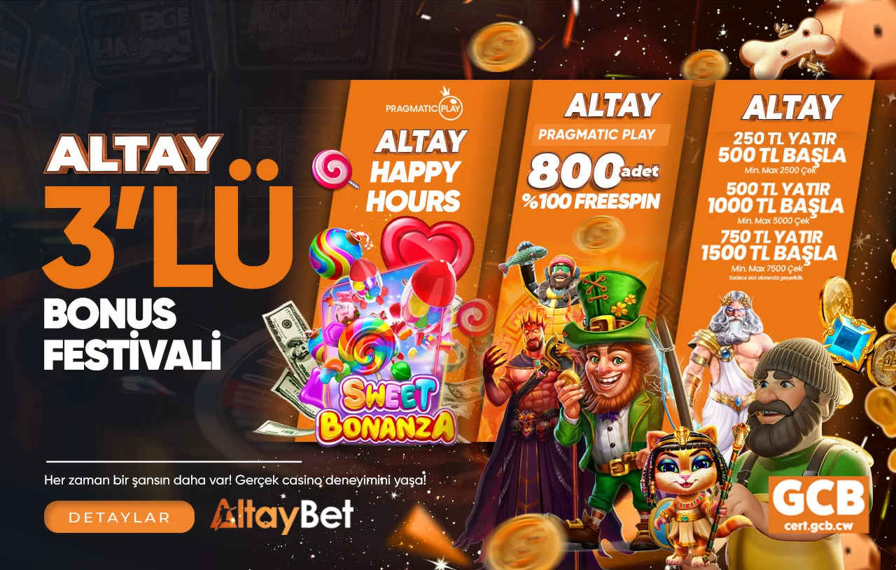 Altaybet Altay 3'Lü Bonus Festivali