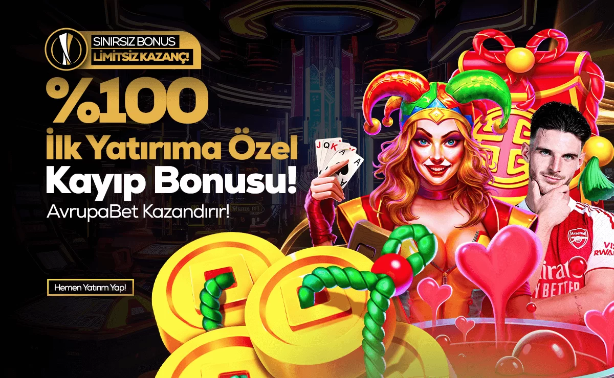 Avrupabet %100 Kayıp Bonusu İlk Yatırıma Özel!