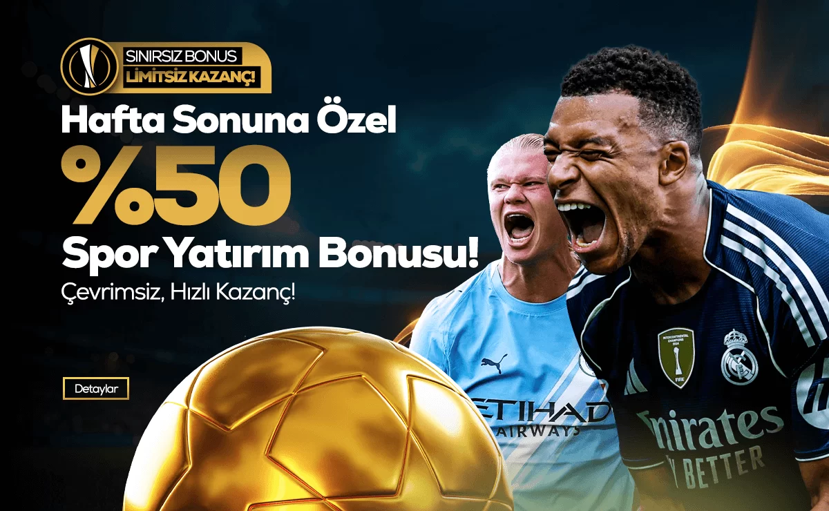 Avrupabet Hafta Sonuna Özel %50 Spor Yatırım Bonusu!