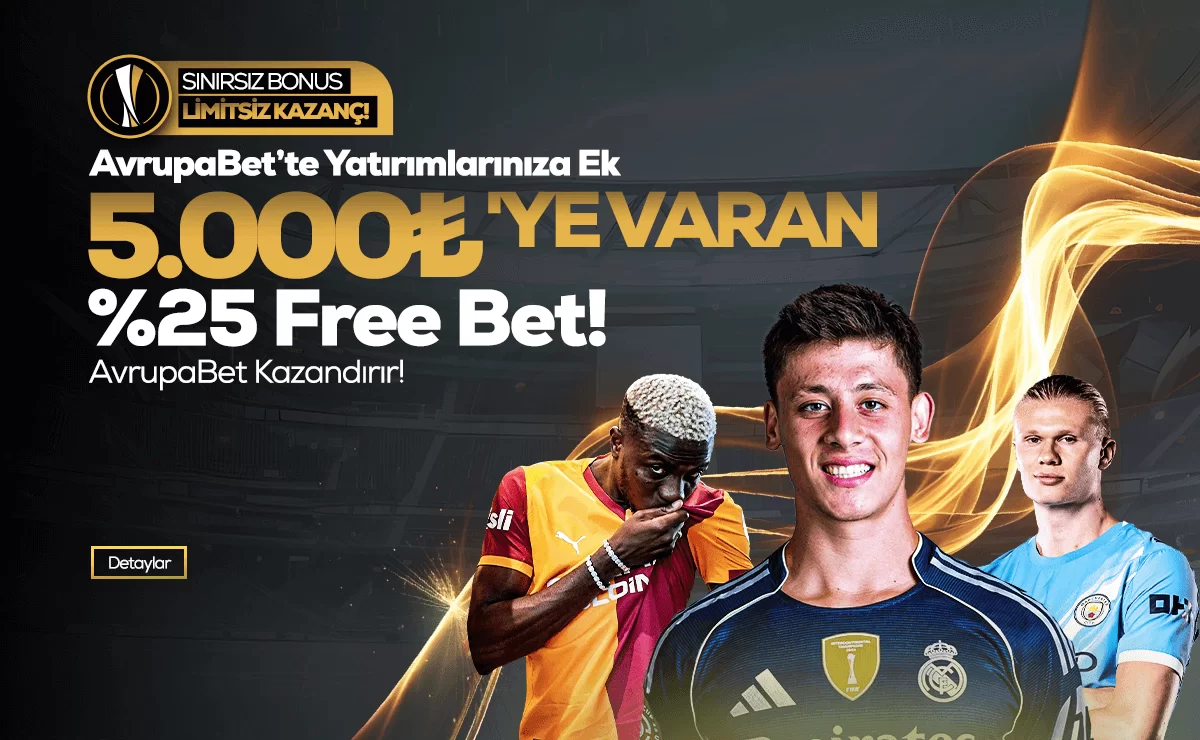 Avrupabet %25 Spor Yatırım Bonusu! ( Freebet )
