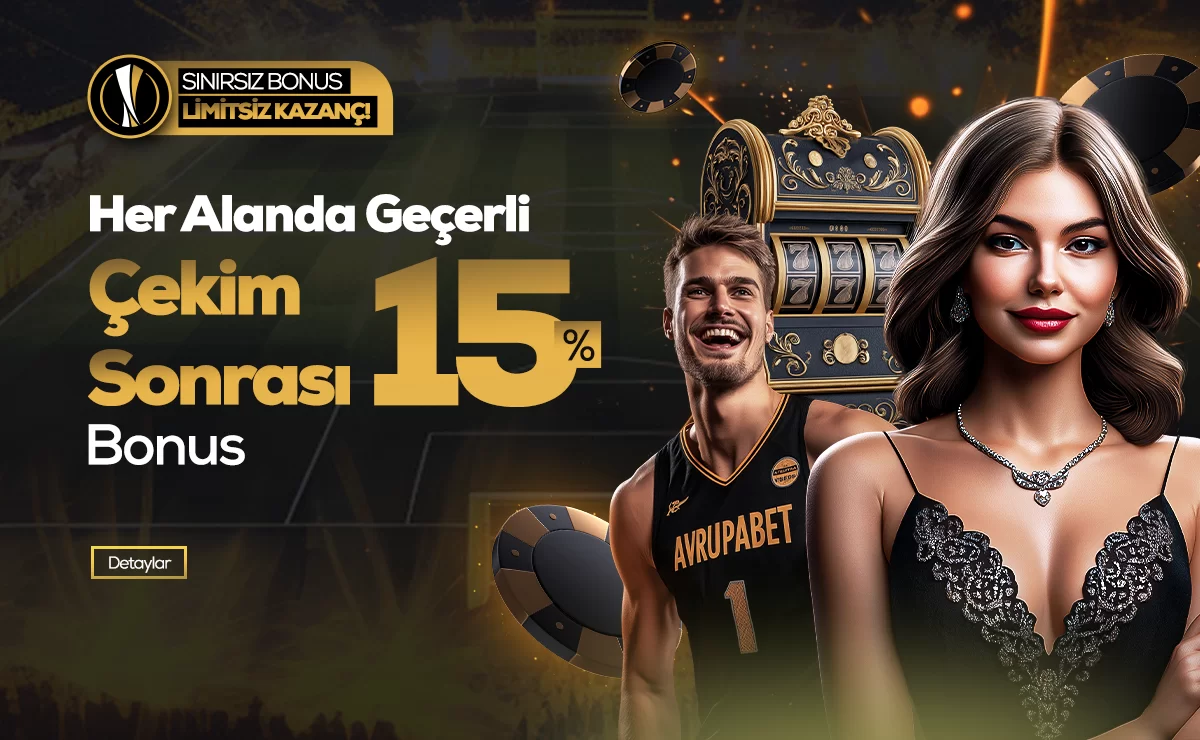 Avrupabet %15 Çekim Sonrası Kayıp Bonusu!