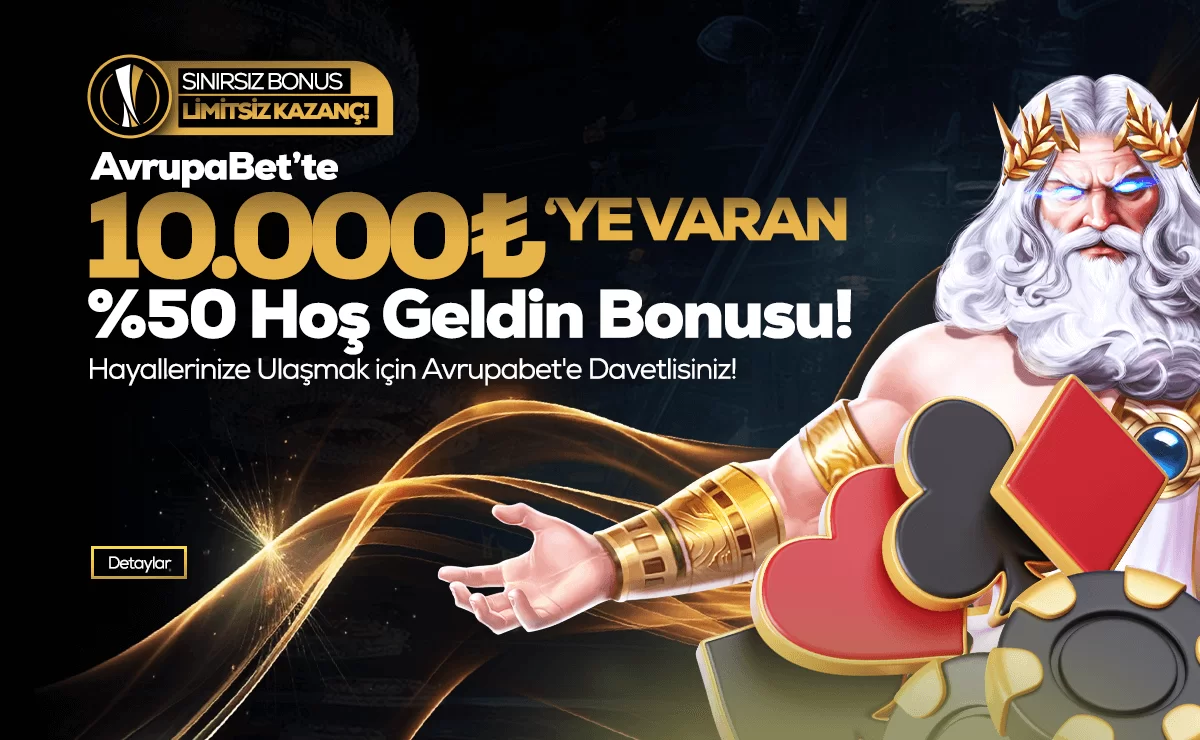 Avrupabet %50 Hoşgeldin Bonusu!